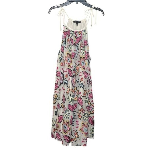 New RAG & BONE  Bailey Self-Tie Floral Minidress in Floral Print Size M - Picture 5 of 11